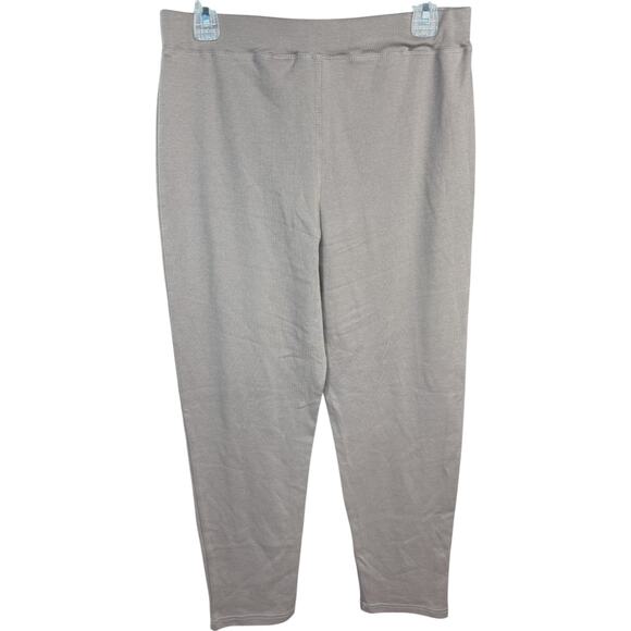 Hasting & Smith Slim Leg Pants PM Petite Taupe Gray Cotton Blend New with Tags - Picture 8 of 8